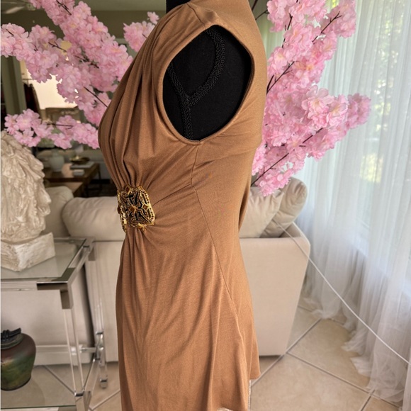 Sky Brand Cognac embellished top size small - Picture 6 of 8